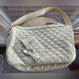 Authentic Marc Jacobs Quilted Ivory Leather Purse